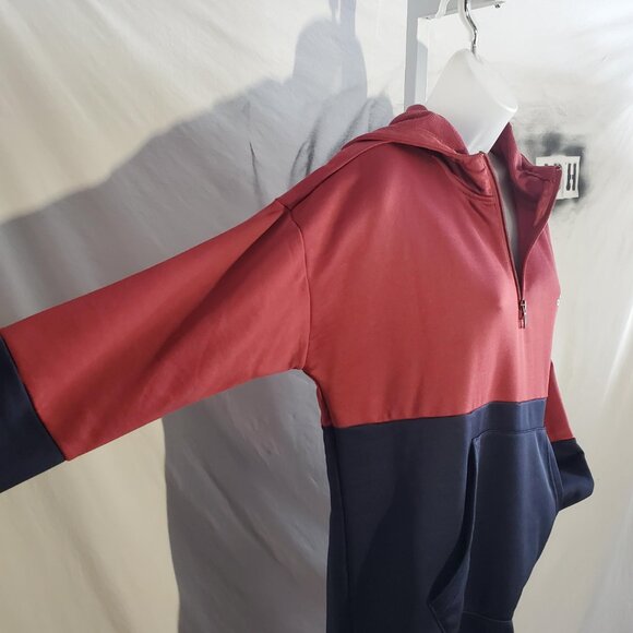 Adidas Hoodie Blue/Burgundy GD9027 Size M women's - Picture 9 of 16